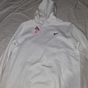 NWT Men's White Nike Hoodie Size L